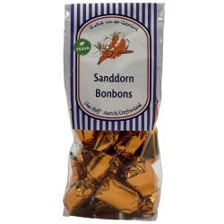 Sanddornbonbons, gefüllt, 100g