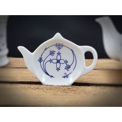 Teebeutelablage Indisch Blau