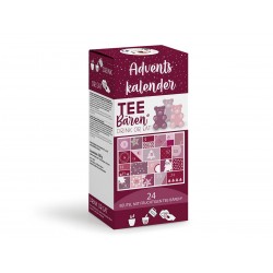 Tee-Bären® Adventskalender rot