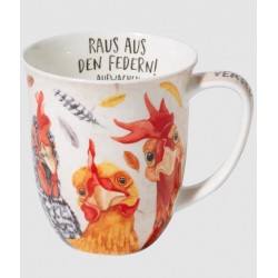 Becher Verrückte Hühner 400 ml